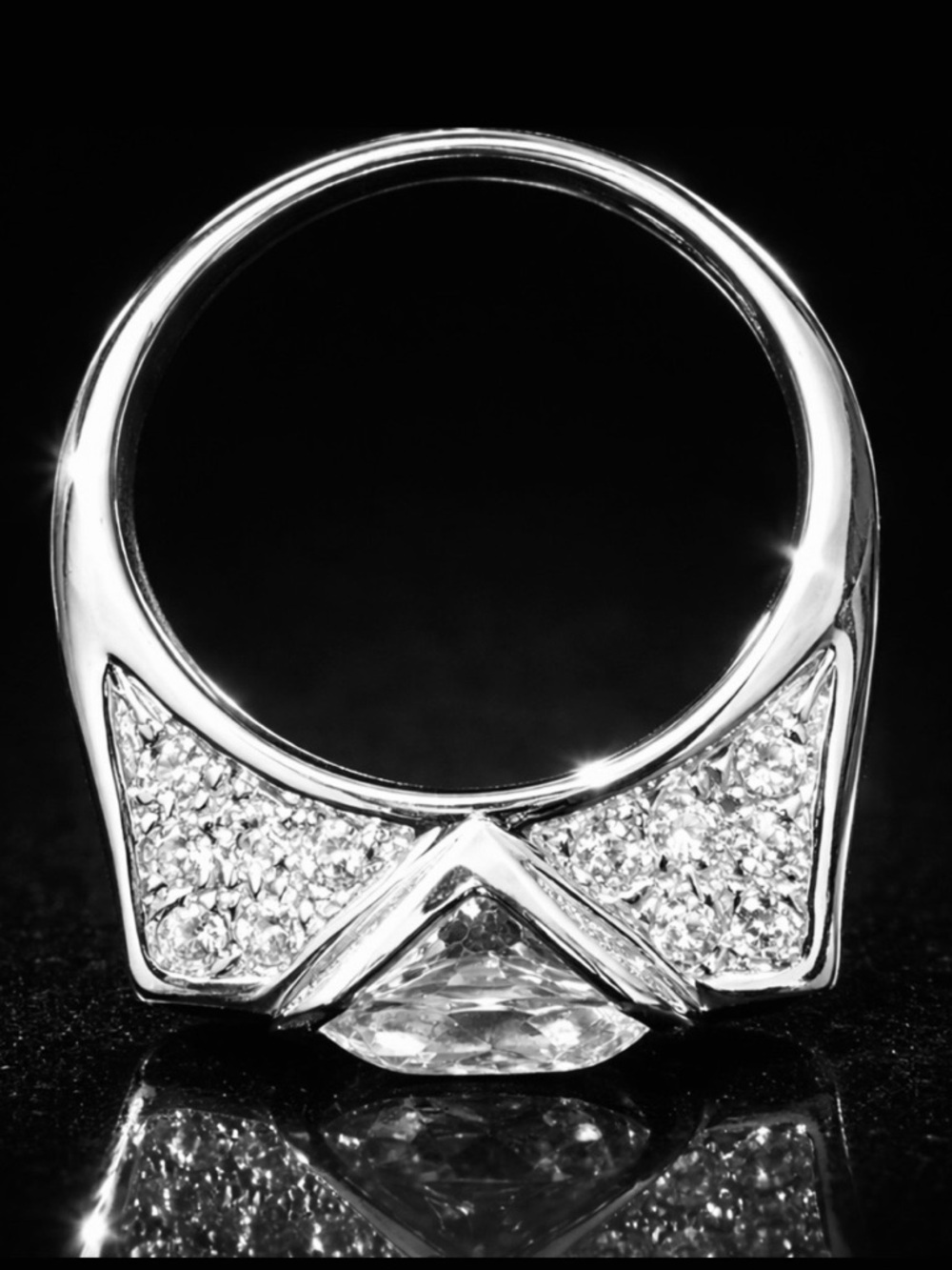 Victoria Wieck vintage brilliant oval cut Absolute CZ engagement wedding ring